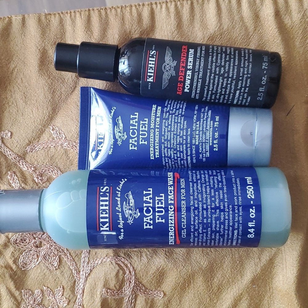 Kiehls. Mens facial products